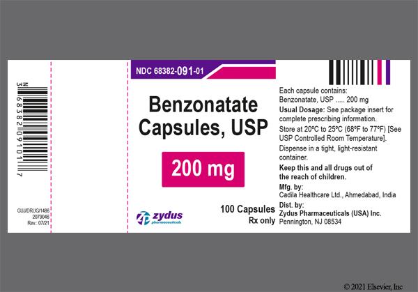 What Drugs Should Not Be Taken With Benzonatate